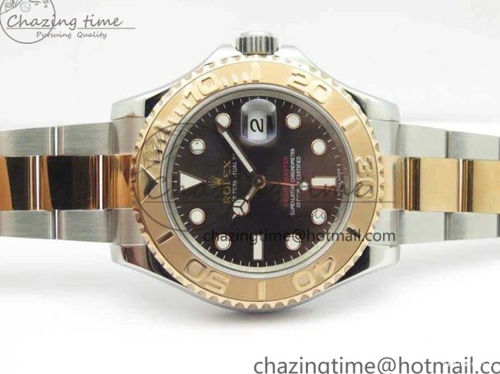 0223 Yacht-Master 116621 ARF 1:1 Best Edition Brown Dial On SS RG Bracelet A Affordable 3547